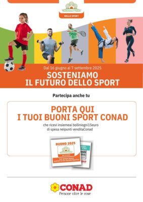 CONAD - Nuova Edizione Sosteniamo il Futuro dello Sport 2025